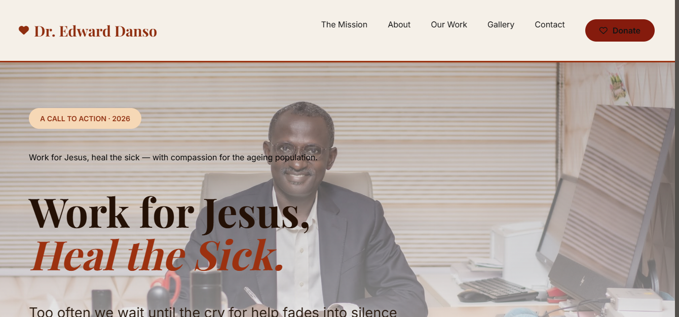 Creative portfolio website design